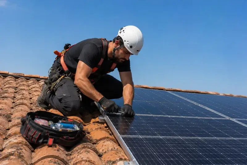 Maintenance et monitoring de panneaux solaires à Drulingen