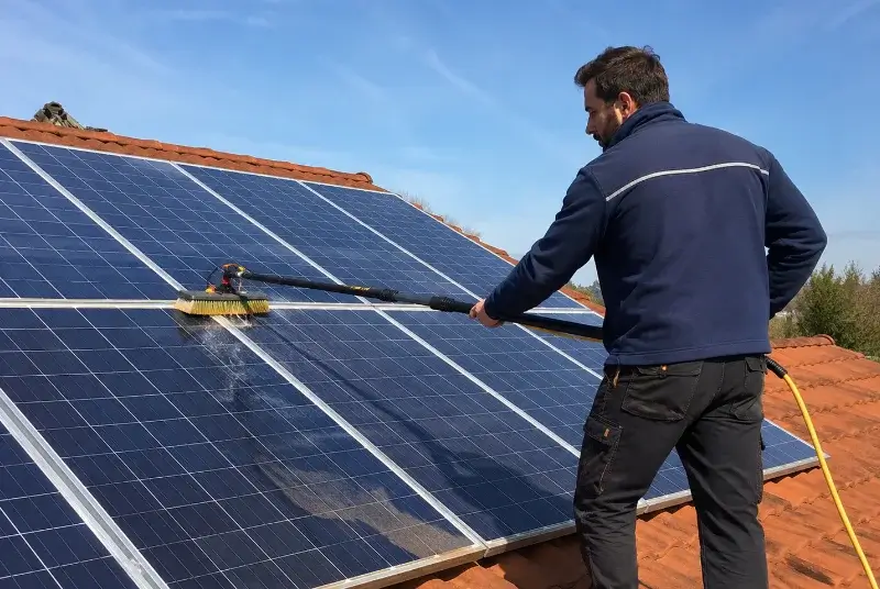 Nettoyage et entretien de panneaux solaires à Drulingen