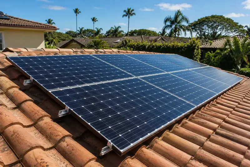 Installation de panneaux solaires à Drulingen
